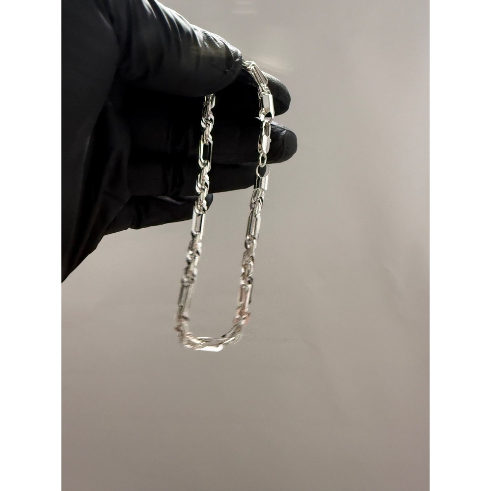 milano bracelet silver filled 10 inch 5mm stamped lobster clasp - Picture 7 of 8